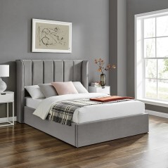 LL Polaris Silver 5ft Ottoman Bed Frame